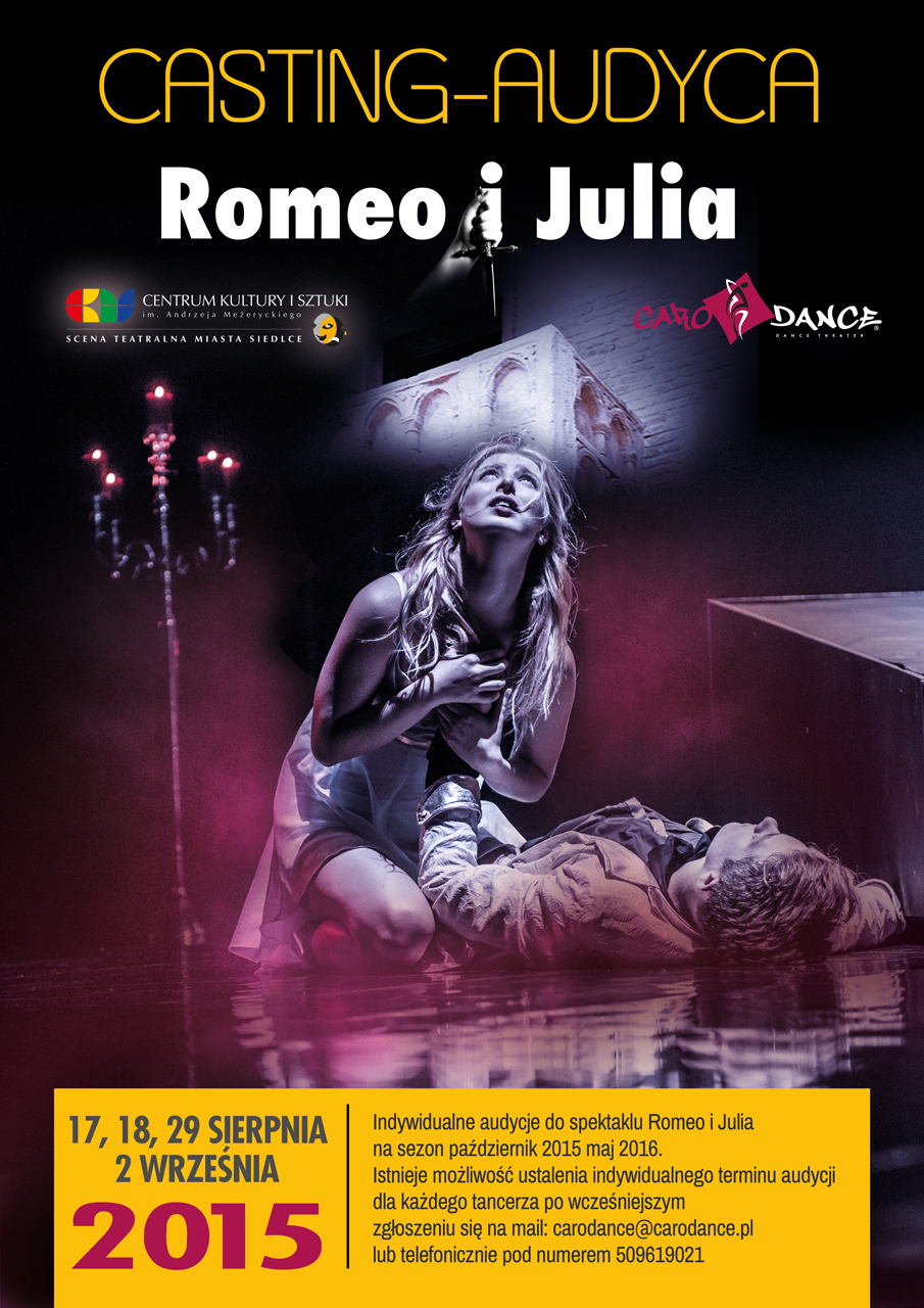 Miasto Siedlce Kultura Casting Do Spektaklu Romeo I Julia I